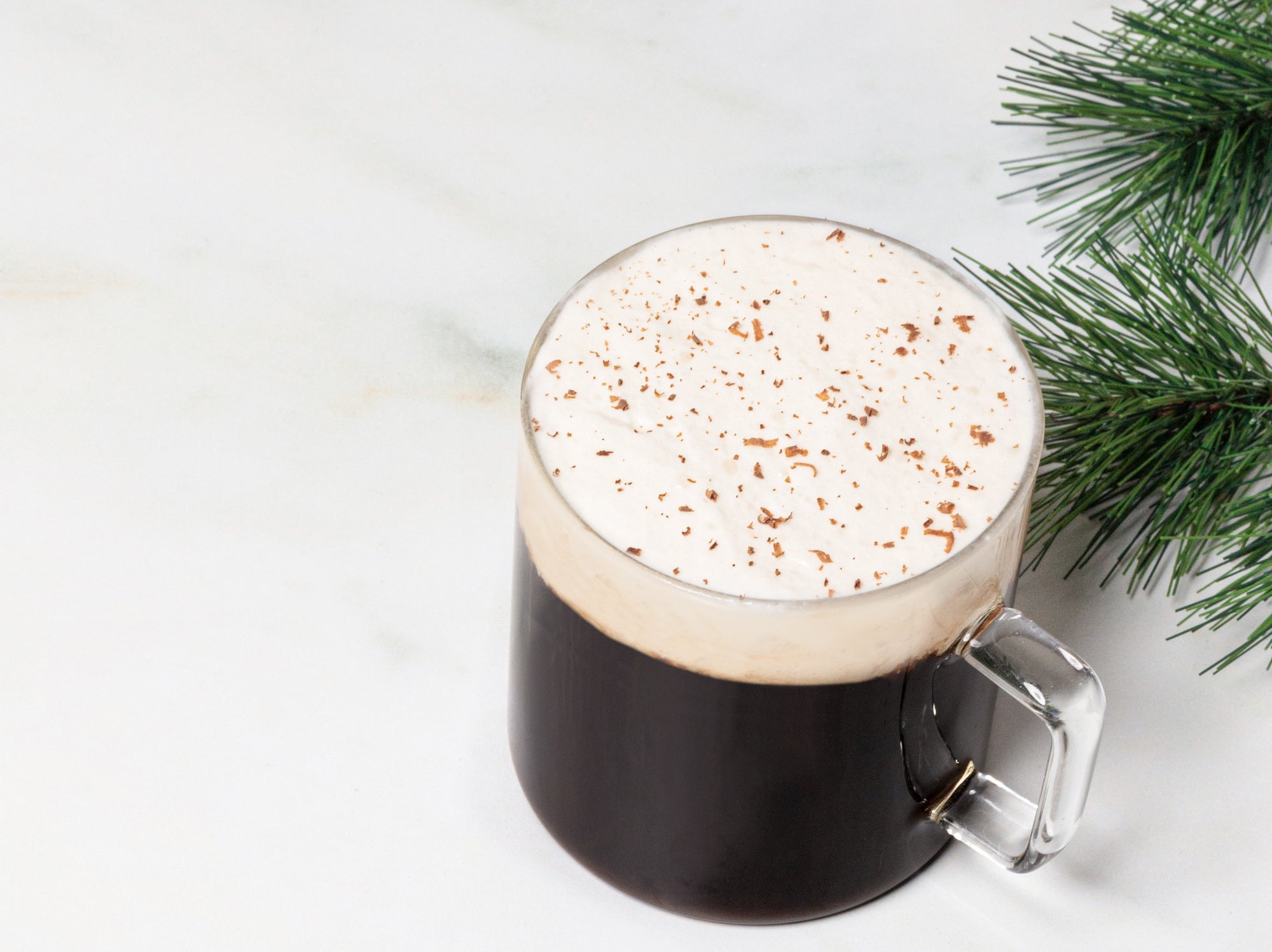 Irish coffee made with Jot liquid coffee concentrate